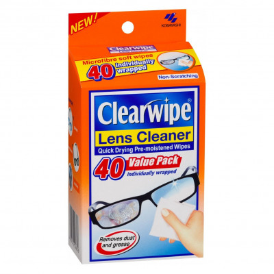 Clearwipe Lens Cleaner Value Pack 40