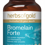 Herbs of Gold Bromelain Forte 60 Vege Capsules front