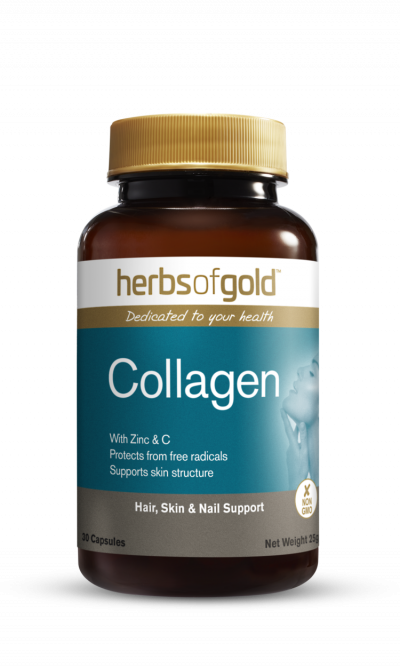 Herbs of Gold Collagen 30 Capsules front